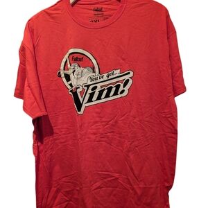 men's red Fallout "You've Got Vim!" t-shirt